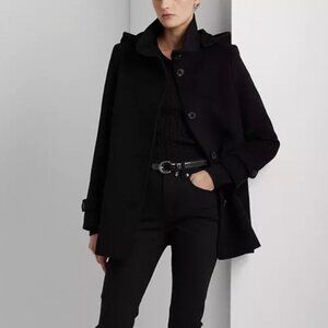 Lauren Ralph Lauren Women's Icon Hooded A-Line Coat, Size 2